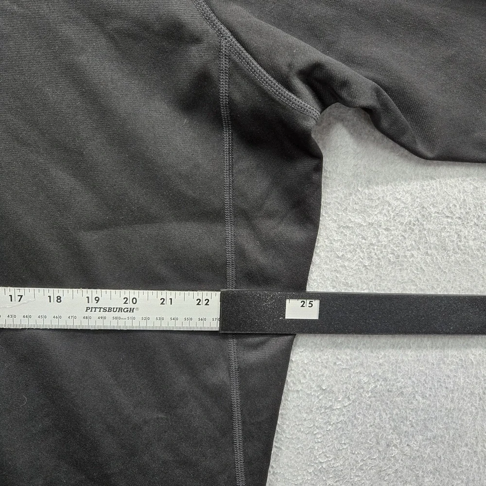 The North Face Men Sweatshirt XXL/TTG Black Embroidered Fleece Logo Pullover